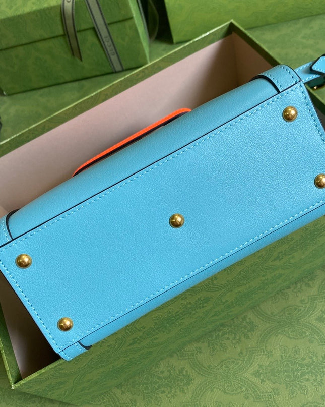 Gucci Diana Mini Light Blue Tote Bag 655661