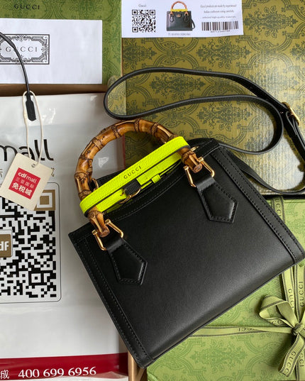 Gucci Diana Black Mini Tote Bag 655661