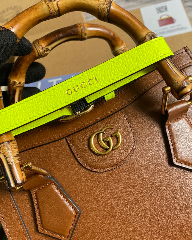 Gucci Diana Mini Tote Brown Bag 655661
