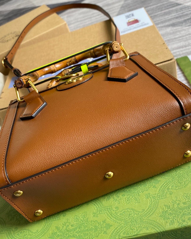 Gucci Diana Mini Tote Brown Bag 655661