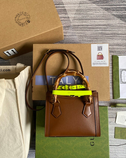 Gucci Diana Mini Tote Brown Bag 655661