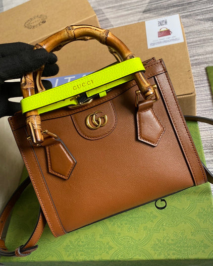 Gucci Diana Mini Tote Brown Bag 655661