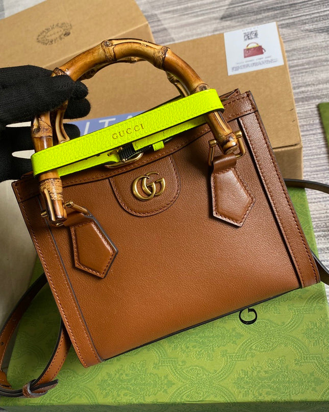 Gucci Diana Mini Tote Brown Bag 655661