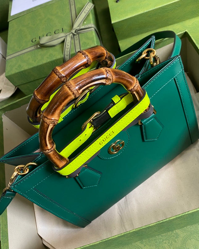 Gucci Diana Small Green Tote Bag 660195