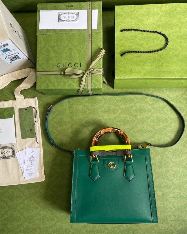 Gucci Diana Small Green Tote Bag 660195