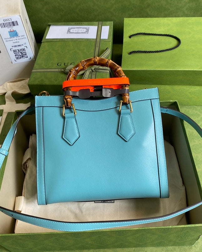 Gucci Diana Small Navy Tote Bag 660195