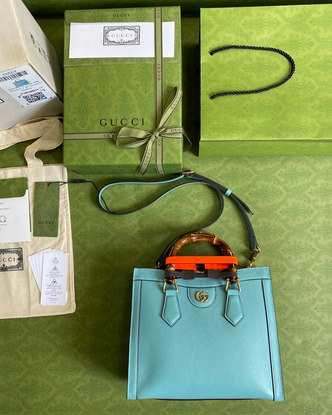 Gucci Diana Small Navy Tote Bag 660195