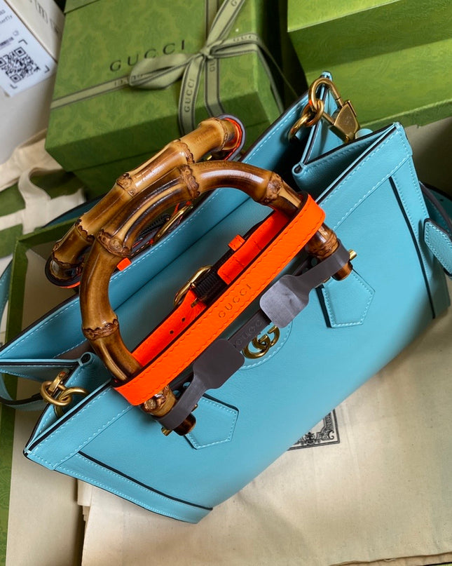 Gucci Diana Small Navy Tote Bag 660195