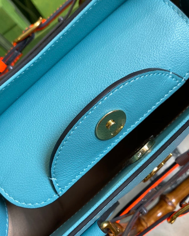 Gucci Diana Small Navy Tote Bag 660195