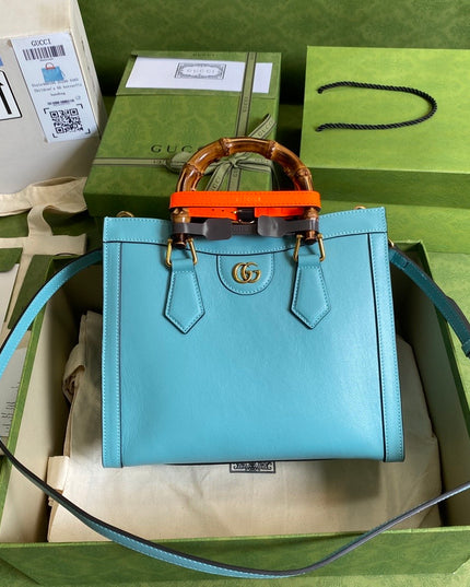 Gucci Diana Small Navy Tote Bag 660195