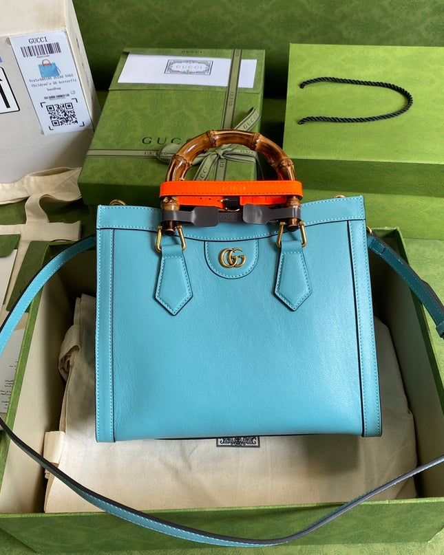 Gucci Diana Small Navy Tote Bag 660195