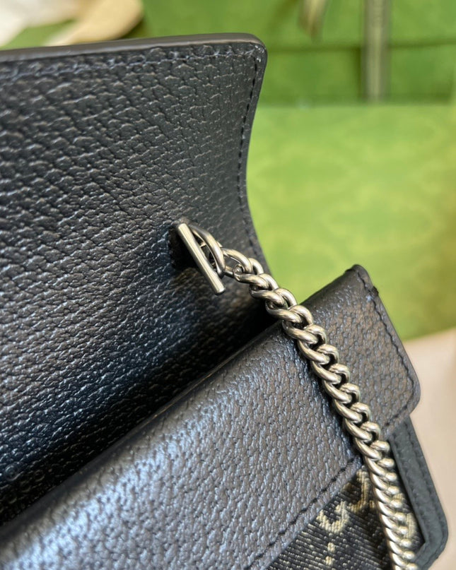 Gucci Dionysus Black Super Mini Bag 476432