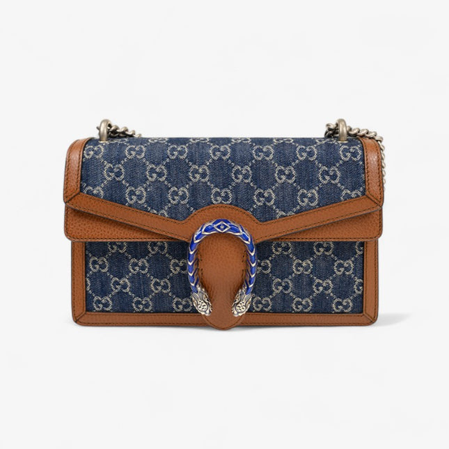 Gucci Dionysus Denim Monogram Small Shoulder Bag 400249