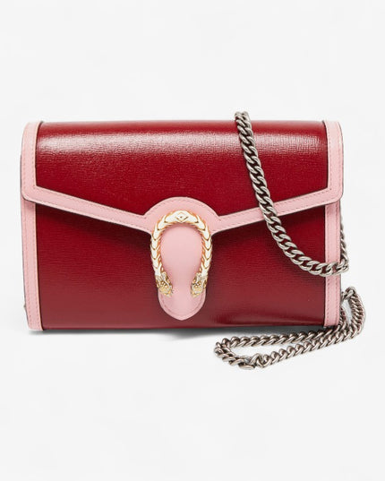 Gucci Dionysus Red With Pink Mini Chain Bag 401231