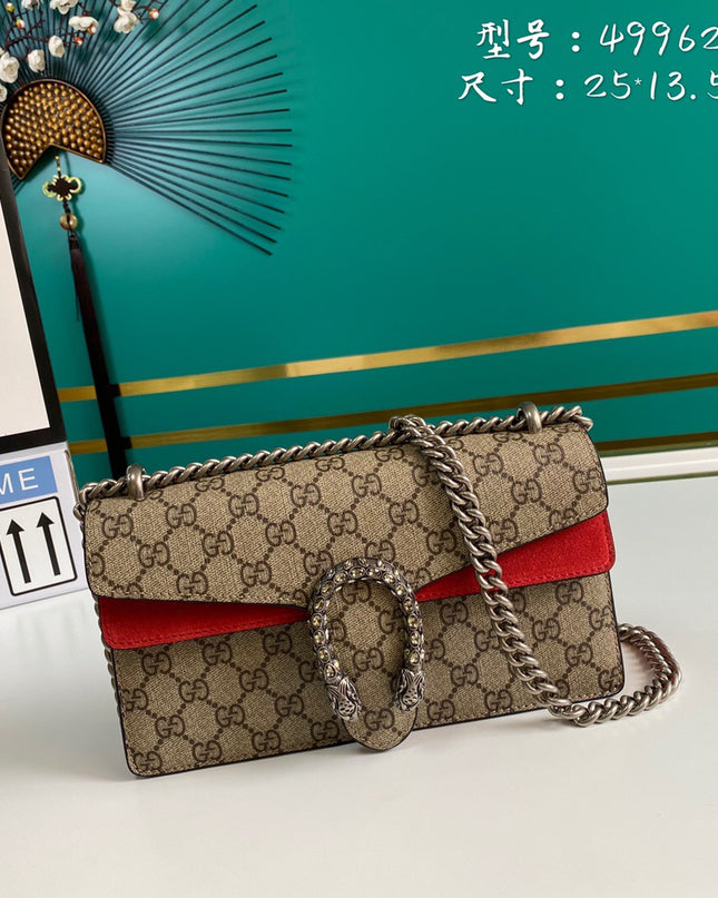 Gucci Dionysus Small Beige Shoulder Bag 499623