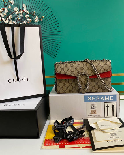 Gucci Dionysus Small Beige Shoulder Bag 499623