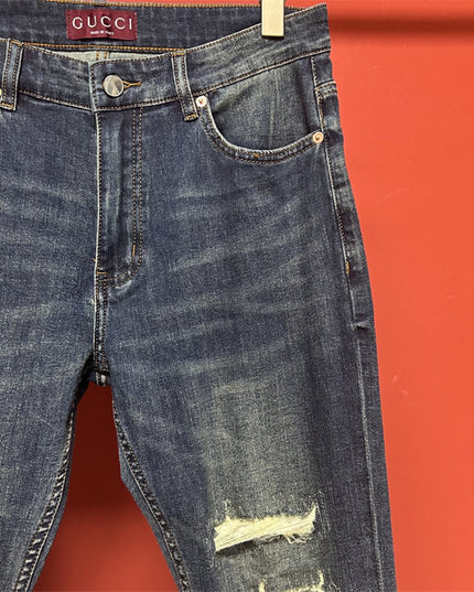 Gucci Distressed Vintage Wash Jeans Pants