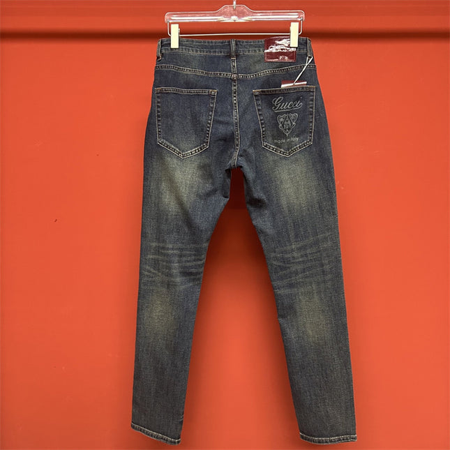 Gucci Distressed Vintage Wash Jeans Pants