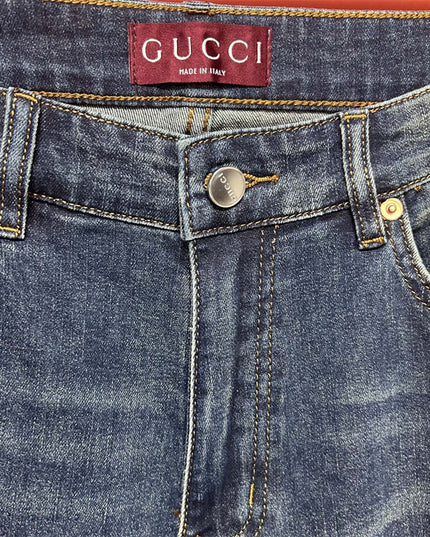 Gucci Distressed Vintage Wash Jeans Pants