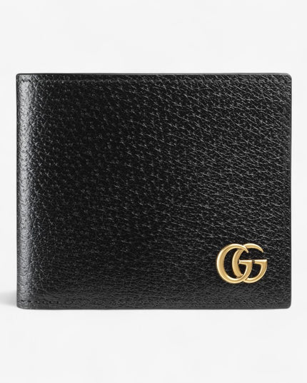 Gucci Double Boar-Effect Leather Money Clip