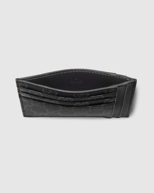 Gucci Emblem Black Monogram Card Case