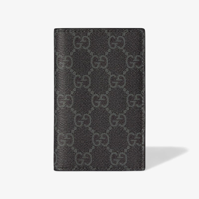 Gucci Emblem Black Monogram Long Card Case