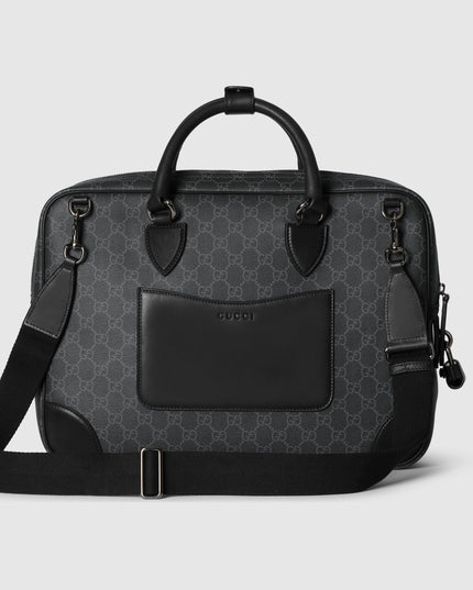 Gucci Emblem Medium Briefcase
