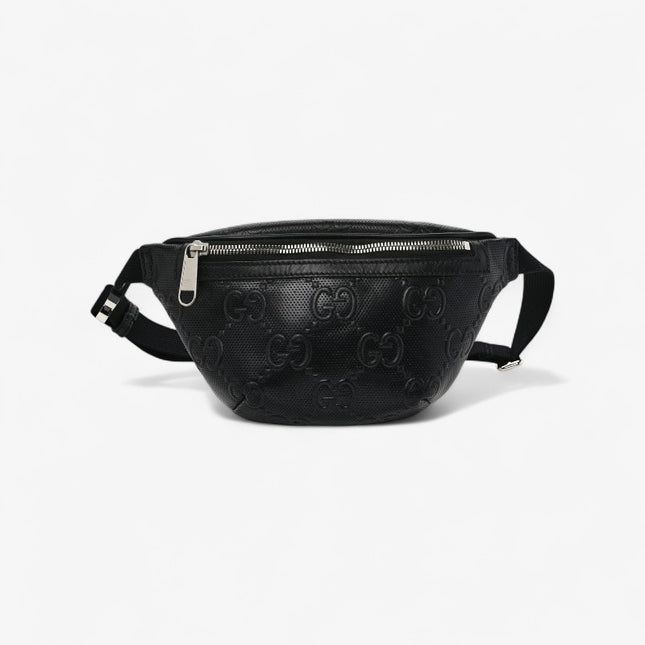 Gucci Embossed Belt Bag - Black