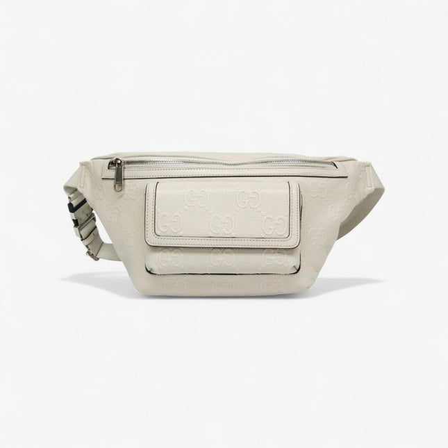 Gucci Embossed Belt Bag 645093 - Cream Embossed GG Monogram