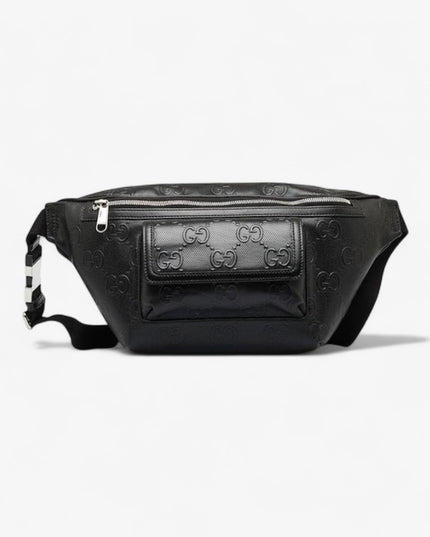 Gucci Embossed Belt Bag 645093 - Black