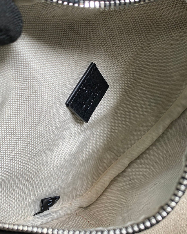 Gucci Embossed Belt Bag - Black