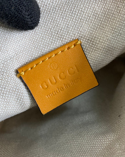 Gucci Embossed Belt Bag 658582 - Yellow