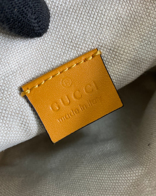 Gucci Embossed Belt Bag 658582 - Yellow