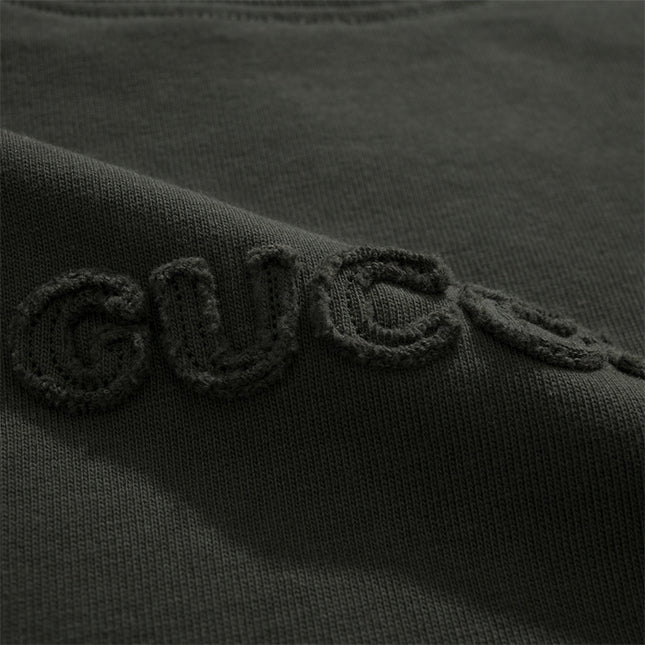 Gucci Embroidered Cotton‑Jersey T‑Shirt in Dark Green