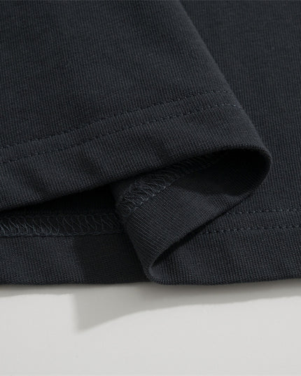 Gucci Embroidered Logo Cotton‑Jersey T‑Shirt in Black