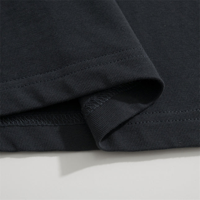 Gucci Embroidered Logo Cotton‑Jersey T‑Shirt in Black