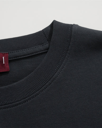 Gucci Embroidered Logo Cotton‑Jersey T‑Shirt in Black