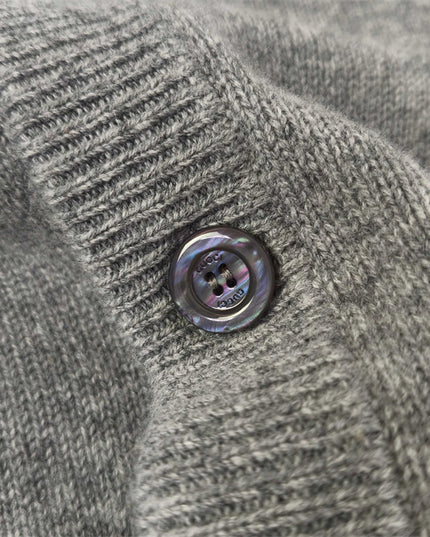 Gucci Embroidered Wool Cardigan – Grey/Pink