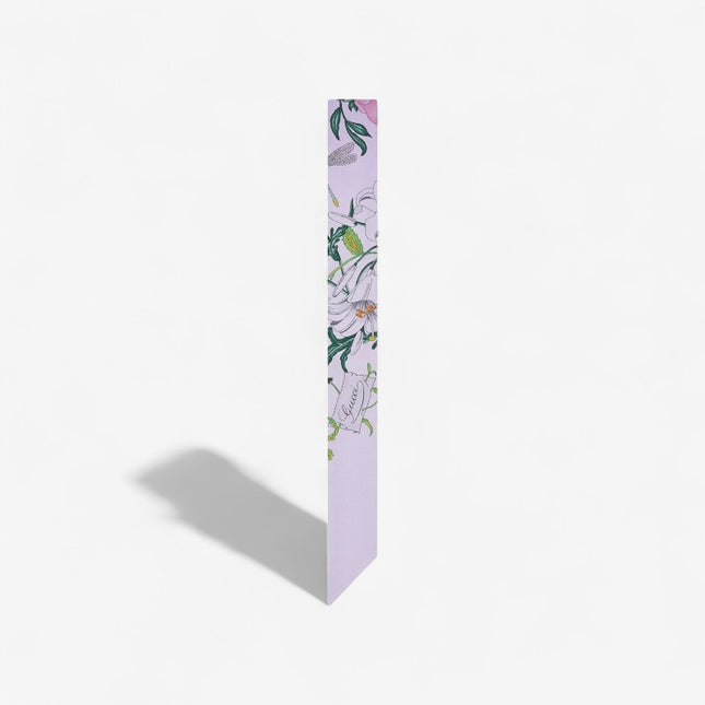 Gucci Flora Print Silk Twill Ribbon – Lilac