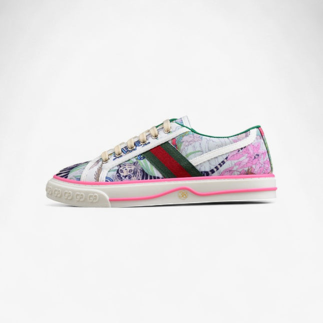Gucci Flora x Tennis 1977 Sneaker – Pastel Garden