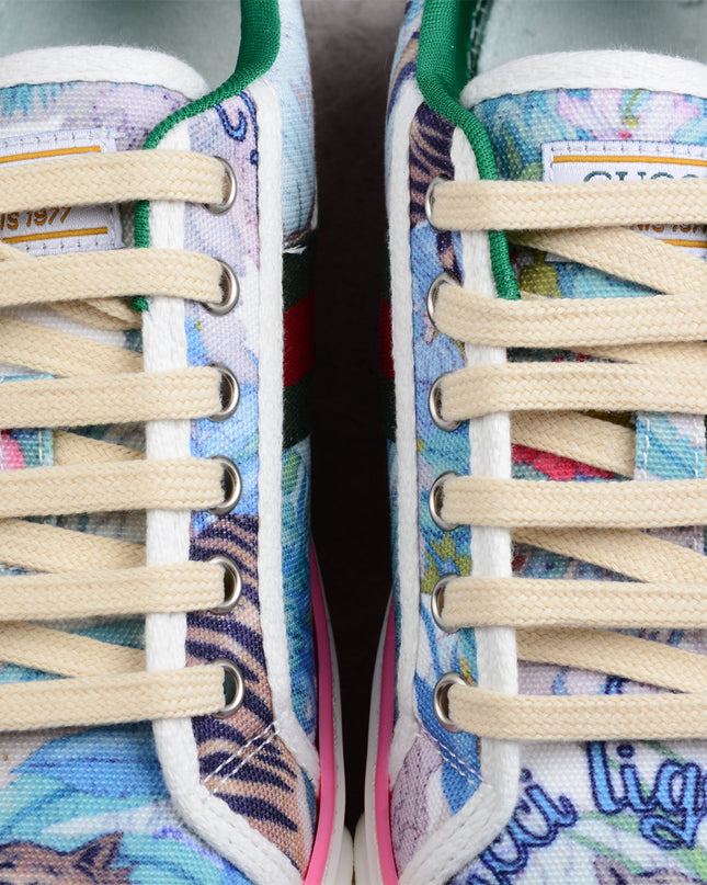 Gucci Flora x Tennis 1977 Sneaker – Pastel Garden