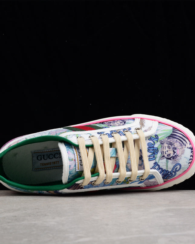 Gucci Flora x Tennis 1977 Sneaker – Pastel Garden
