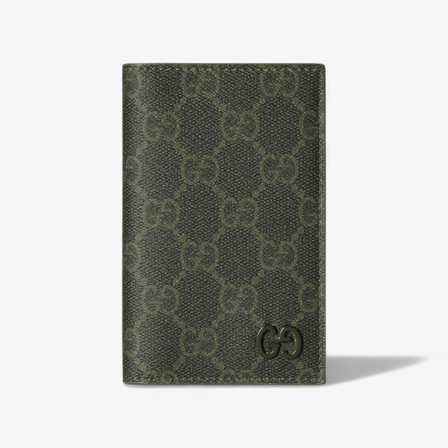 Gucci Forest Green Monogram Long Card Case