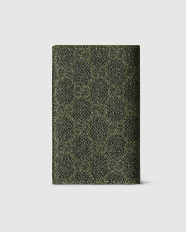 Gucci Forest Green Monogram Long Card Case