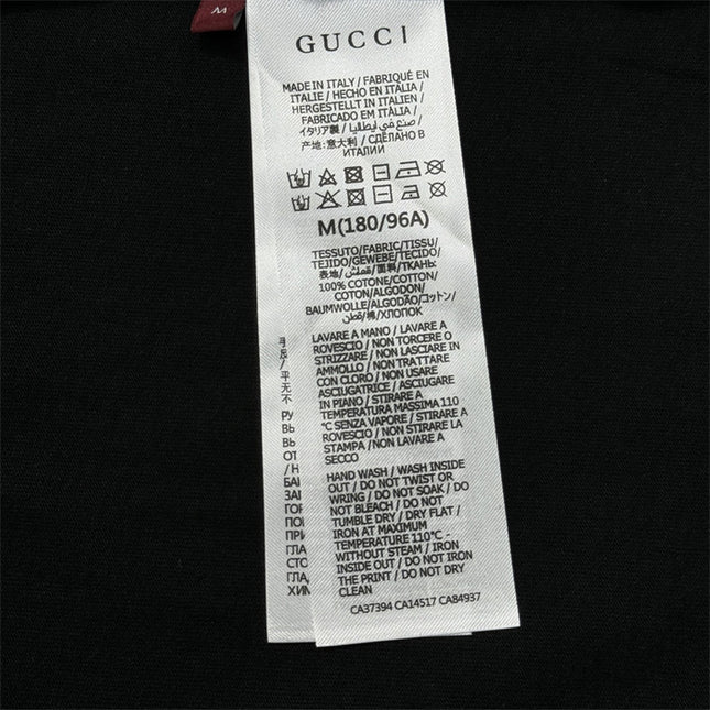 Gucci Fringed Logo Cotton‑Jersey T‑Shirt