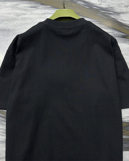 Gucci Fringed Logo Cotton‑Jersey T‑Shirt