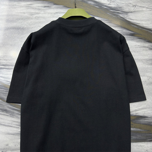 Gucci Fringed Logo Cotton‑Jersey T‑Shirt