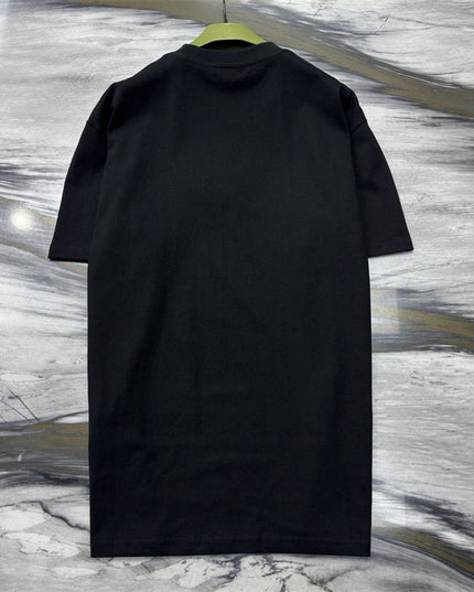 Gucci Fringed Logo Cotton‑Jersey T‑Shirt