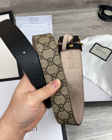 Gucci GG Belt With Double G Buckle 400593