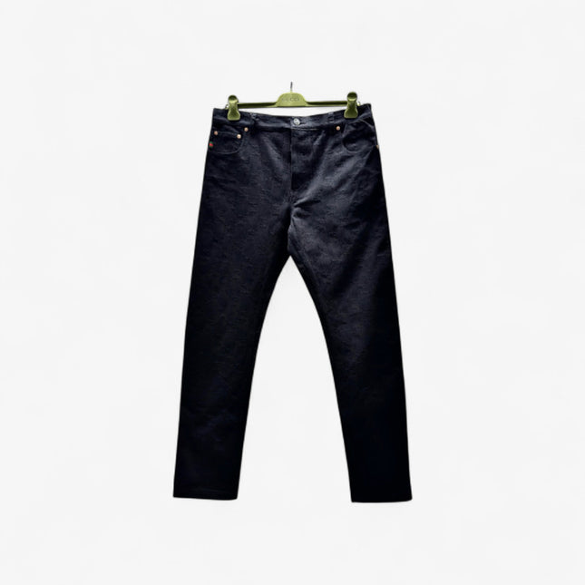 Gucci GG Black Denim Trousers